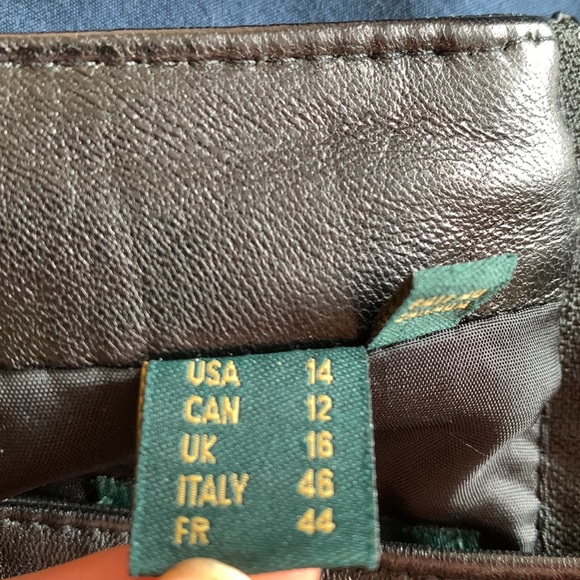 Danier leather Lorna pencil skirt size 12 - Picture 6 of 9